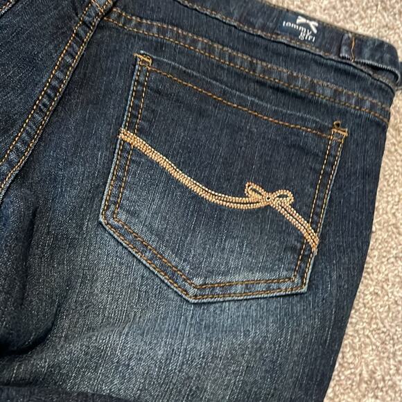 Tommy Hilfiger blue jeans, size Juniors 9 TOMMY GIRL Boho Denim wide leg Hippie - Picture 15 of 16